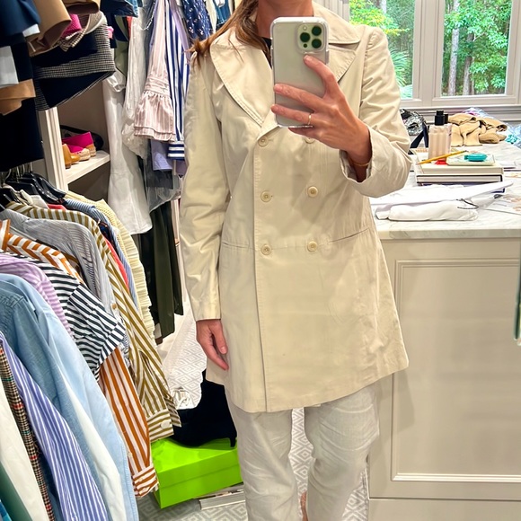 Gap khaki poplin short trench - Picture 3 of 6